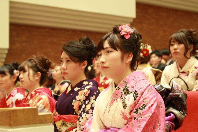成人式のようす