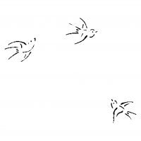 柳つばめ桜ワンポイント