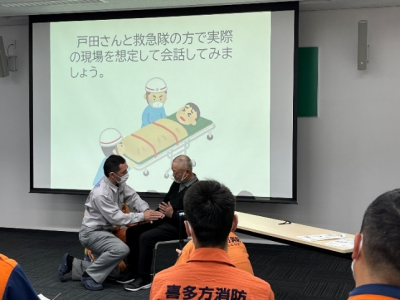喜多方消防署手話出前講座写真3