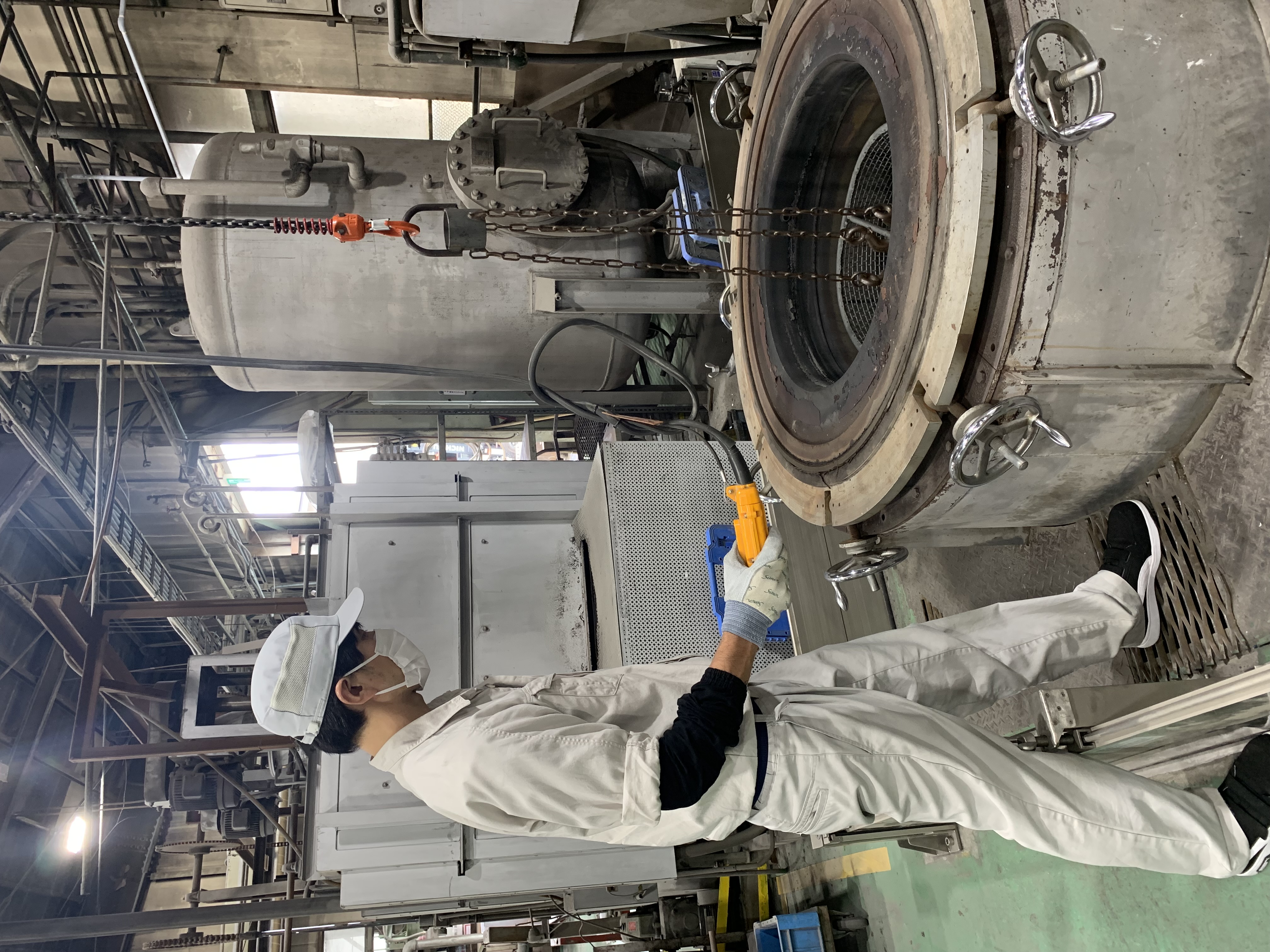 福地さん作業中