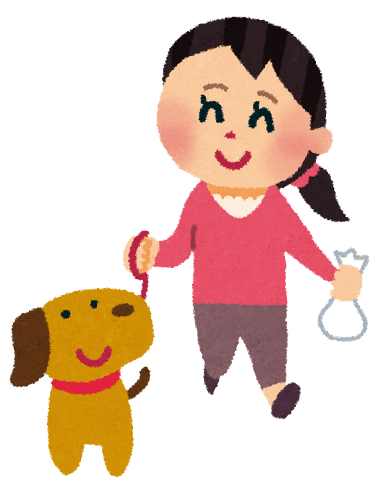 犬の散歩