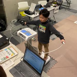 測定の様子