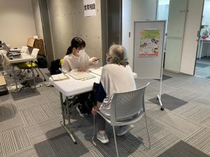 栄養相談の様子