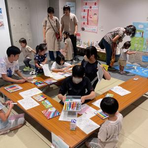 喜多方高等学校生活部さんによる食育ゲームの様子