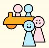 人生ゲームのコマのイラスト