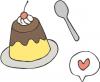 プリンのイラスト