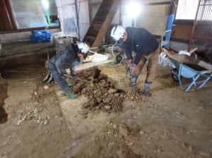 醤油蔵作業場