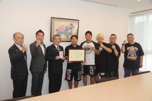 大日本プロレス寄附を受納