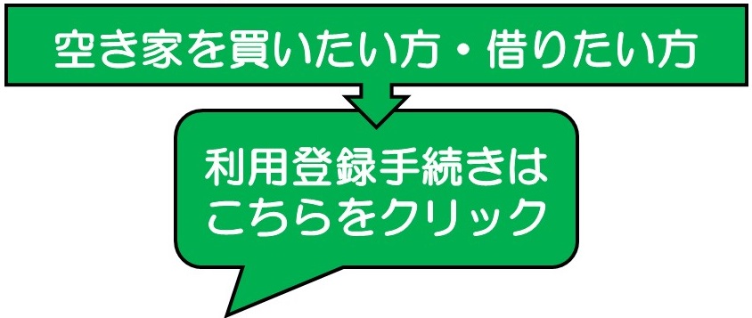 空き家を買いたい方借りたい方