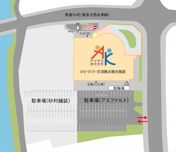 駐車場駐輪場の地図