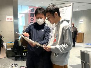 体組成測定の様子