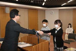 農業科作文コンクール表彰