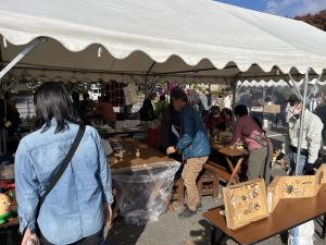 木工クラフトの様子