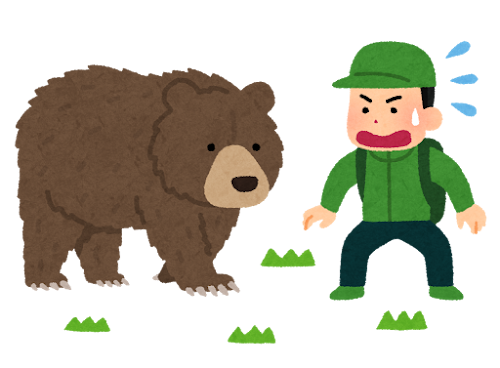 クマとの遭遇