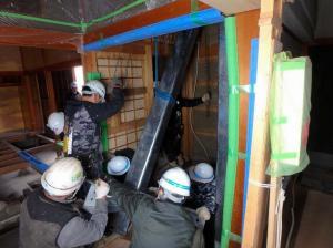 旧甲斐家蔵住宅保存修理工事写真