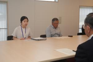 山本さんと市長