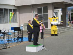 春の全国交通安全運動に伴う出動式1
