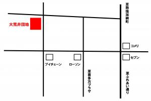 住宅の位置図