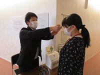入場前の検温
